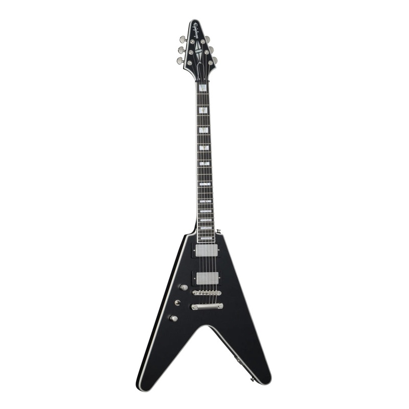 Epiphone EIFVYAJBBNLH Flying V Prophecy Left Handed Electric Guitar (Aged Jet Black Metallic)