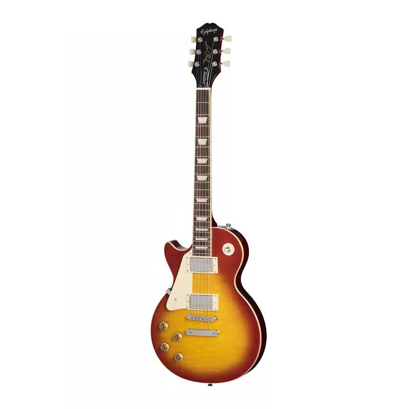 Epiphone EIGLP5WCNHLH Les Paul Standard 50s Figured Left Handed Electric Guitar (Washed Cherry Sunburst)
