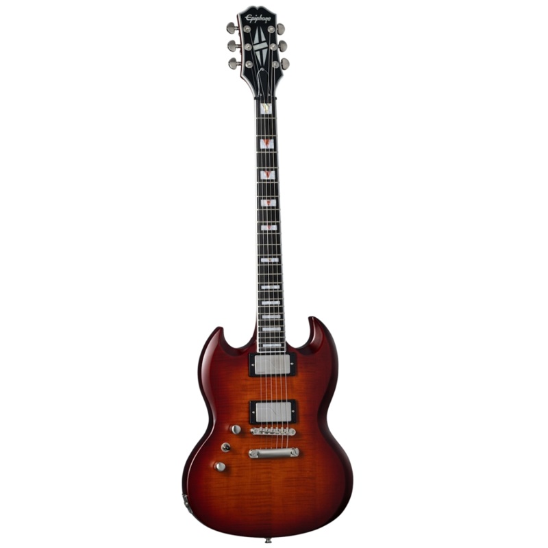 Epiphone EISGYABTBNLH SG Prophecy Left Handed Electric Guitar (Aged Bengal Tiger Burst)