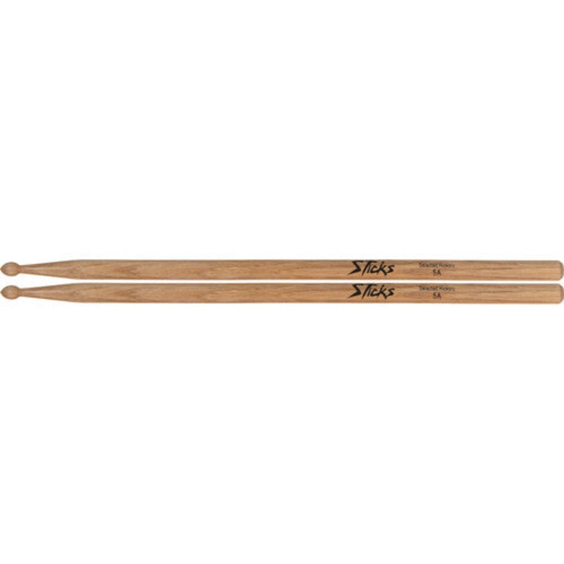 On-Stage HW5A Wood Tip Hickory Wood Drum Sticks (Pair)