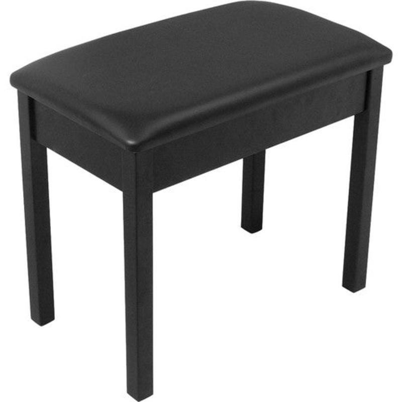 On-Stage KS8902B – Flip-Top Piano Bench with Music Compartment (Black)