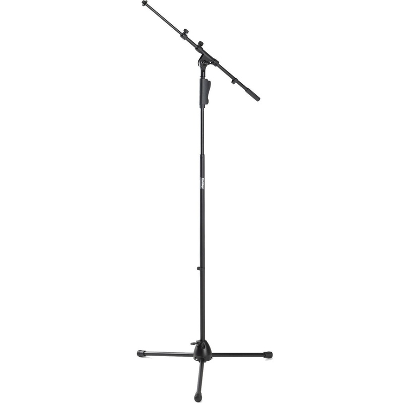 On-Stage MS7550-CB One Handed Tripod Microphone Stand with Telescoping Boom