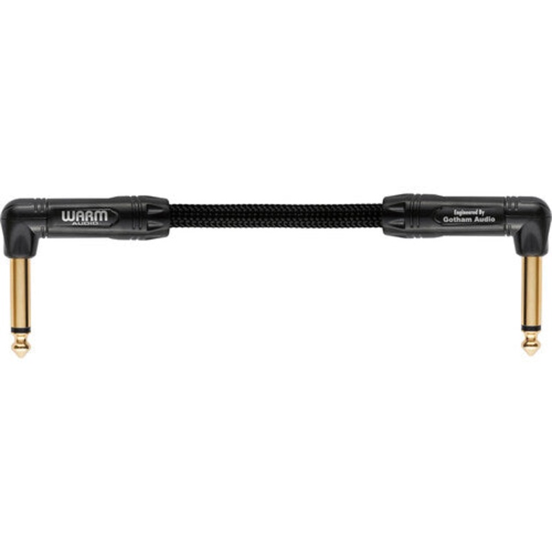 Warm Audio Prem-TS-2RT-6inch Premier Series – Both Ends Right-Angle Instrument Cable – 6″