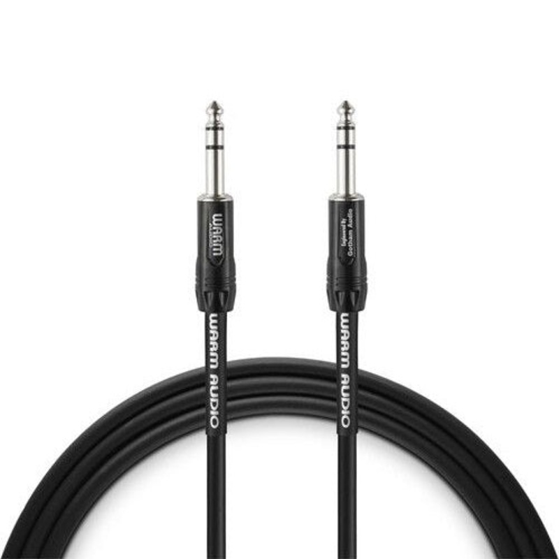 Warm Audio Pro-TRS-3 Pro Series – Studio & Live TRS Cable – 3′