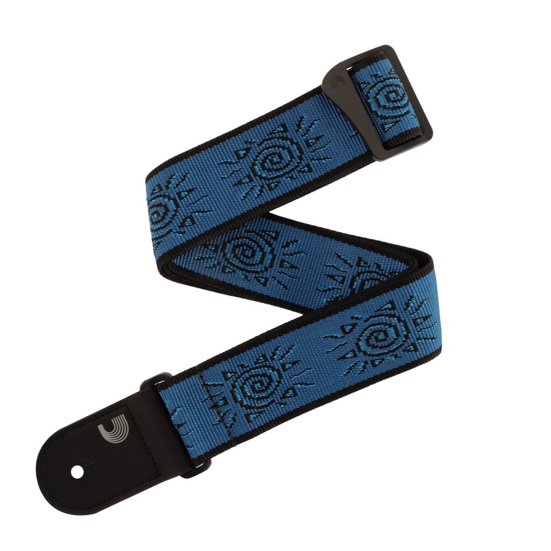 D’Addario 50PW04 Planet Waves Vintage Guitar Strap (Suns Blue)
