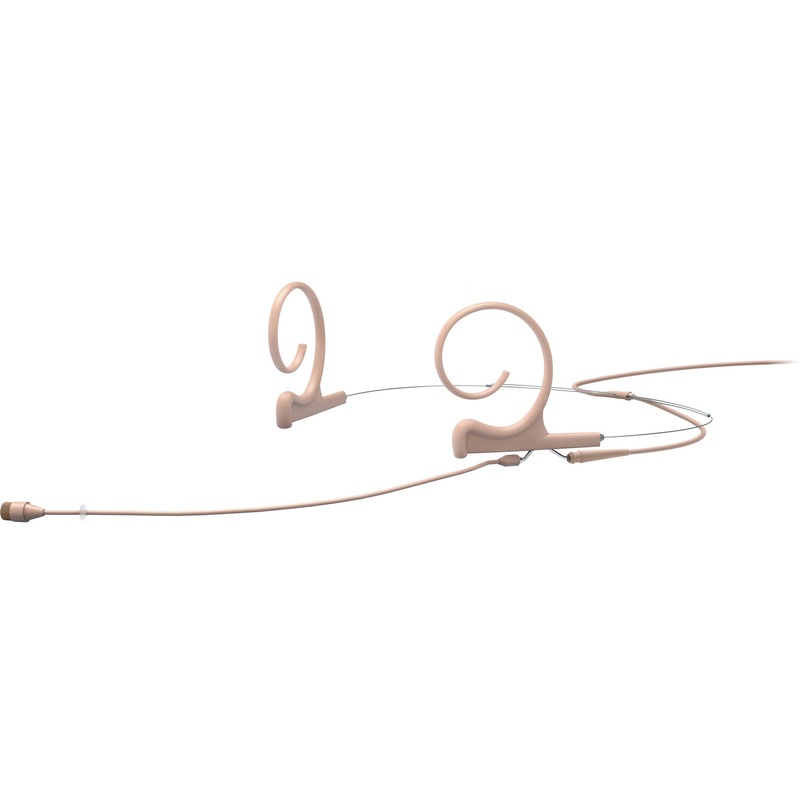 DPA 4266 CORE+ Omnidirectional Flex Headset Microphone with 110mm Boom and Locking 3.5mm Adapter (Beige)