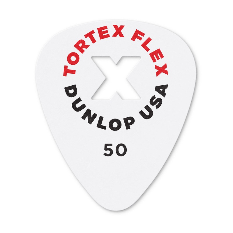 Dunlop 428XP050 Tortex Flex Guitar Picks (Pack of 12) – .50mm