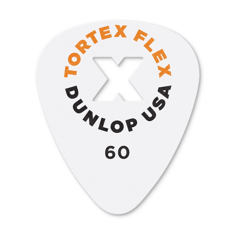 Dunlop 428XP060 Tortex Flex Guitar Pick (Pack of 12) – .60mm