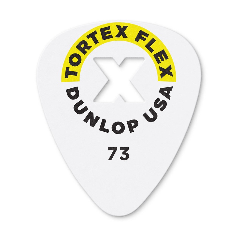 Dunlop 428XP073 Tortex Flex Guitar Picks (Pack of 12) – .73mm