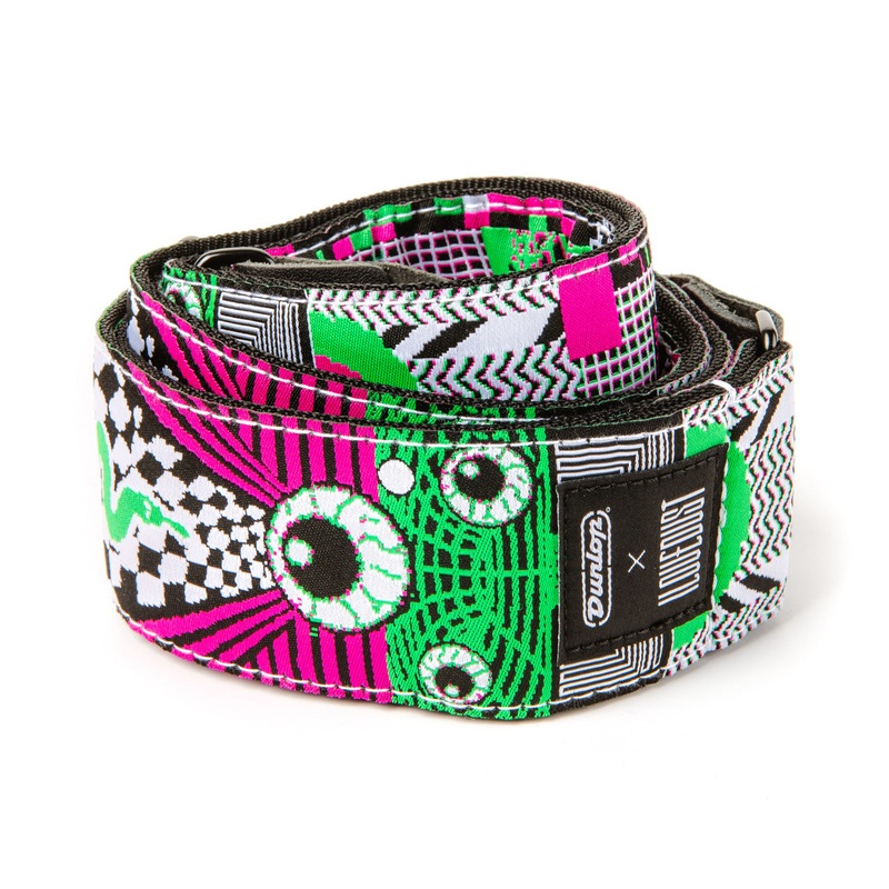 Dunlop ILD14 I Love Dust Guitar Strap (Mnemonic Fuzz Strap)