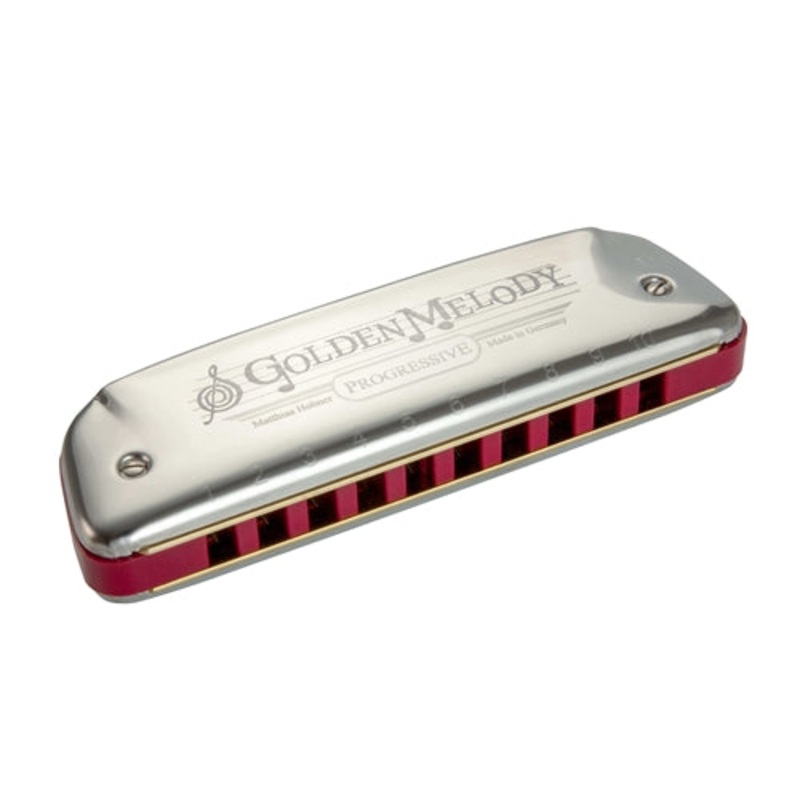 Hohner M544BX-A  Golden Melody Harmonica 10 Holes – Key Of A