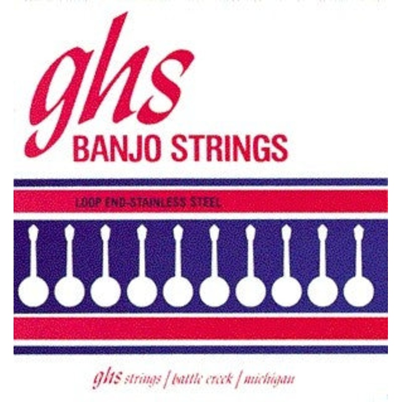 Ghs 230 Johnny Baier Loop End Tenor 4-String Banjo Strings (Medium) – 011 – 030