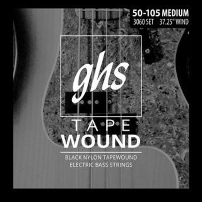 Ghs 3060 Tape Wound Bass Strings (Medium) – 50 – 105