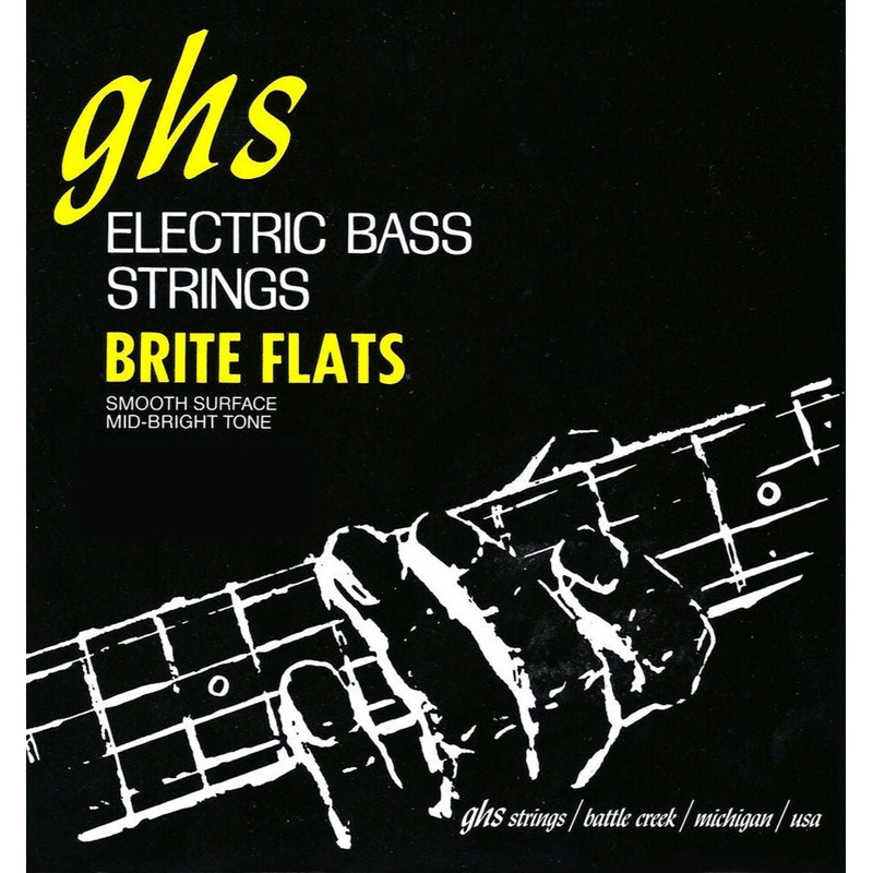 Ghs 3074 Short Scale Brite Flats Electric Bass String – .108