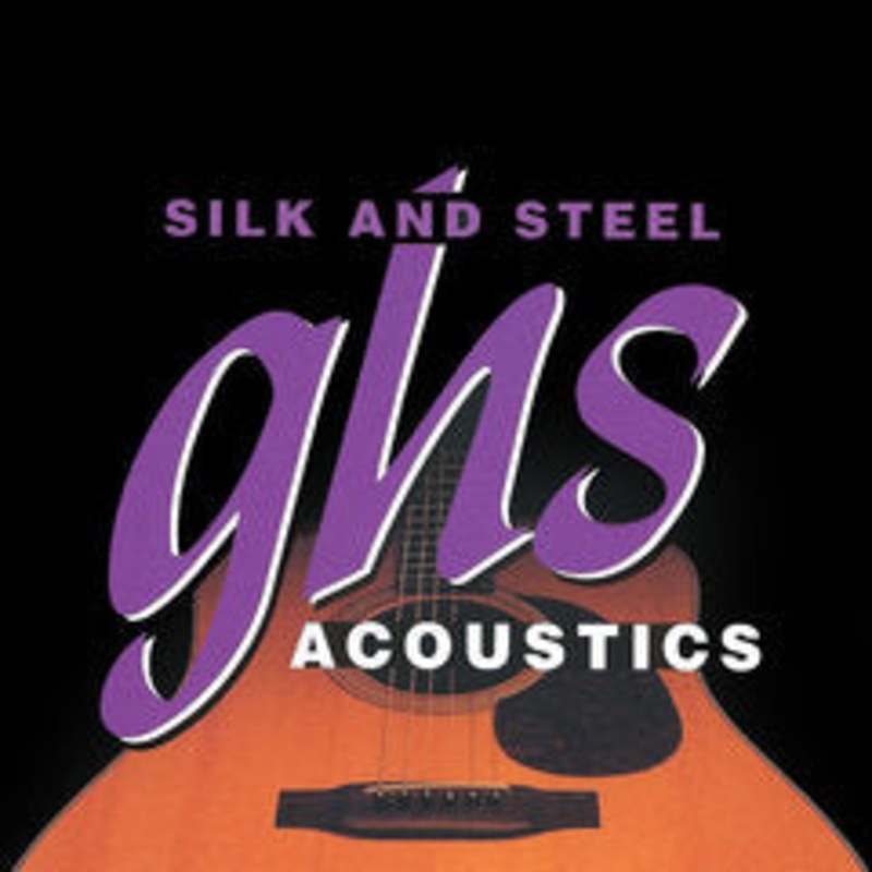 Ghs 610 Silk and Steel Acoustic Guitar Strings (Medium) – 011 – 048