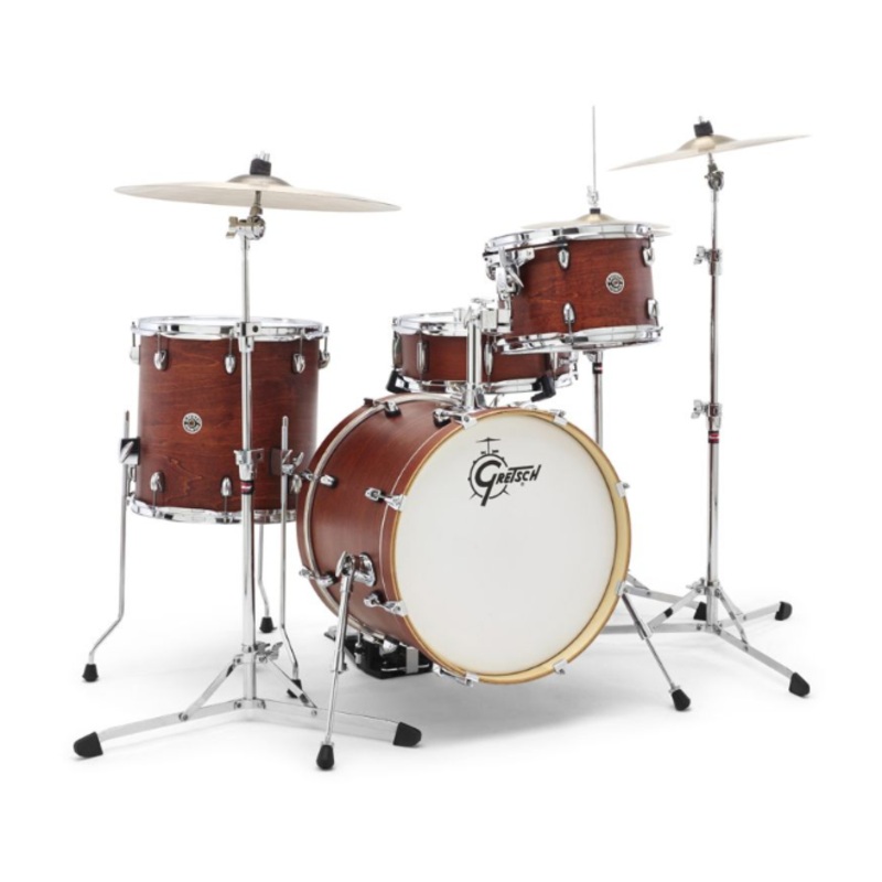 Gretsch Drums CC2-J404-SWG Catalina Club 4-Piece Drum Shell Pack (Satin Walnut Glaze)