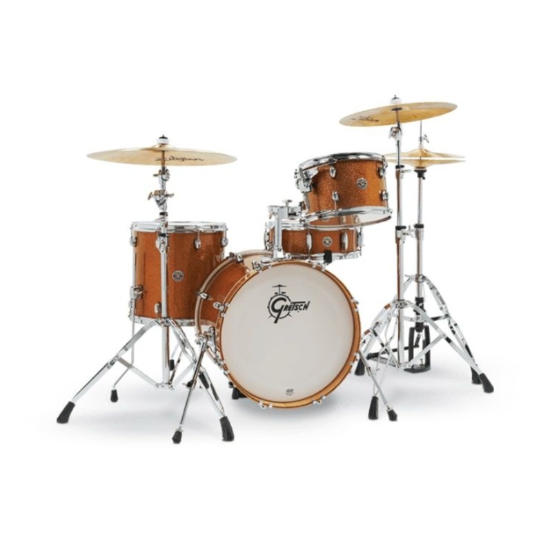 Gretsch Drums CC2-J484-BS Catalina Club 4-Piece Shell Pack With 18″ Bass Drum (Bronze Sparkle)