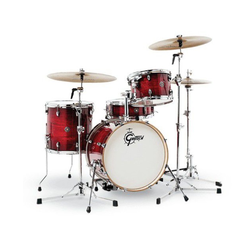 Gretsch Drums CC2-J484-GCB Catalina Club 4-Piece Drum Shell Pack (Gloss Crimson Burst)