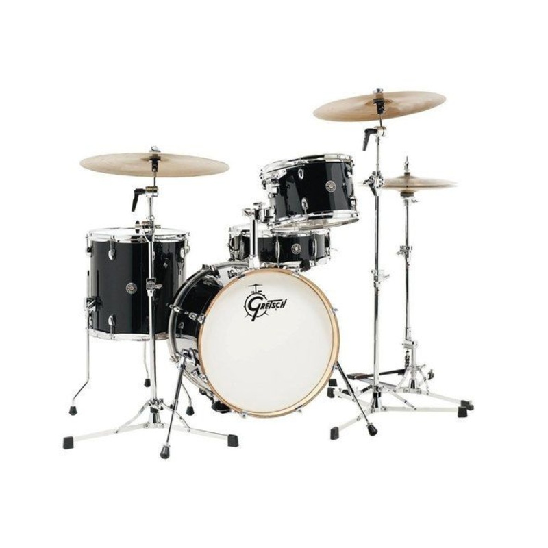 Gretsch Drums CC2-J484-PB Catalina Club 4-Piece Drum Shell Pack (Piano Black)