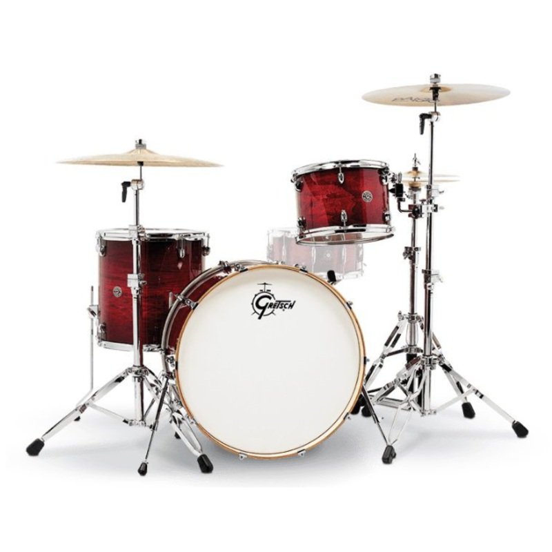 Gretsch Drums CC2-R443C-SWG Catalina Club 3-Piece Drum Shell Pack (Satin Walnut Glaze)