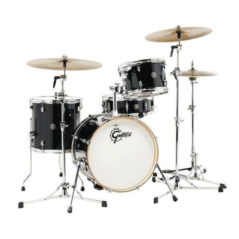 Gretsch Drums CC2-R444C-PB Catalina Club 4-Piece Drum Shell Pack (Piano Black)
