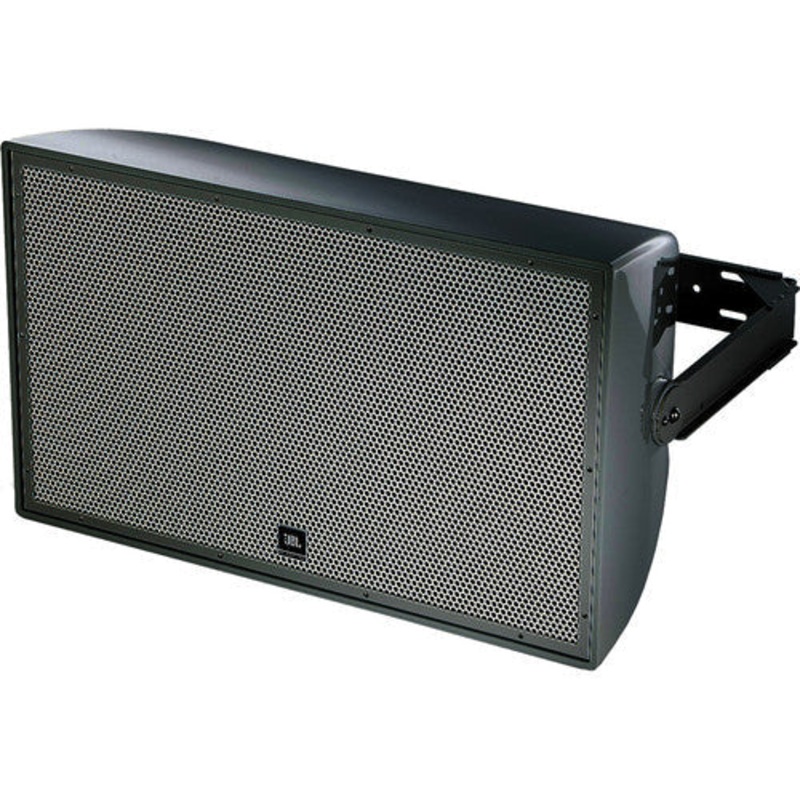 JBL AW566 High Power 2-Way All Weather Loudspeaker With Rotatable Horn (Black) – 15″