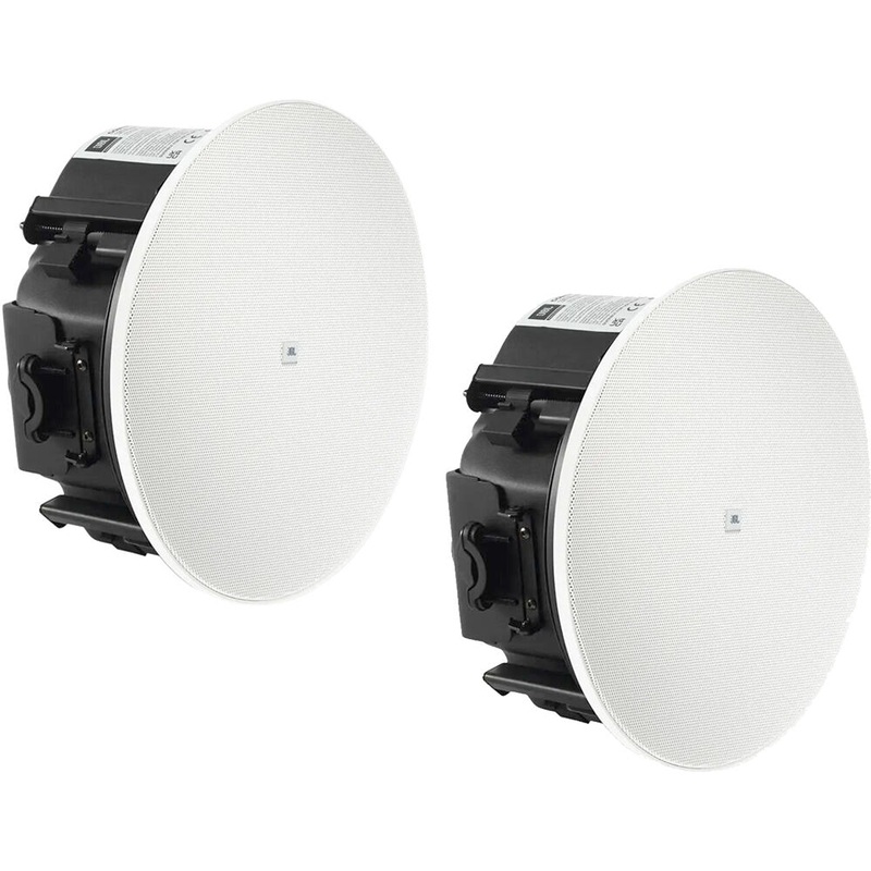 JBL CONTROL 426LP Passive 2-Way Coaxial Ceiling-Mounted Loudspeaker (Pair) – 6.5″