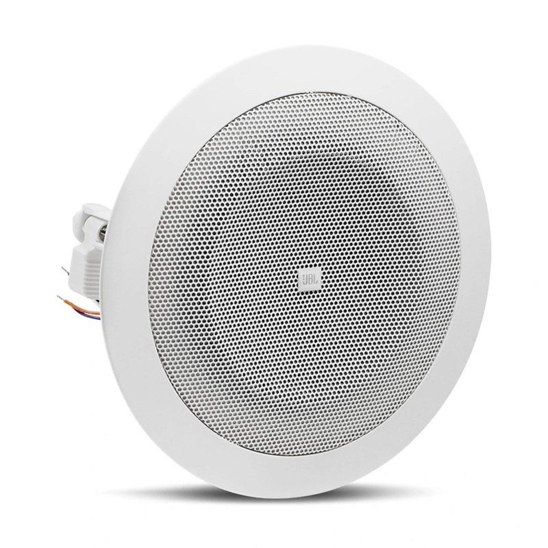 JBL HPD8124 Full-Range In-Ceiling Loudspeaker (White) – 4″