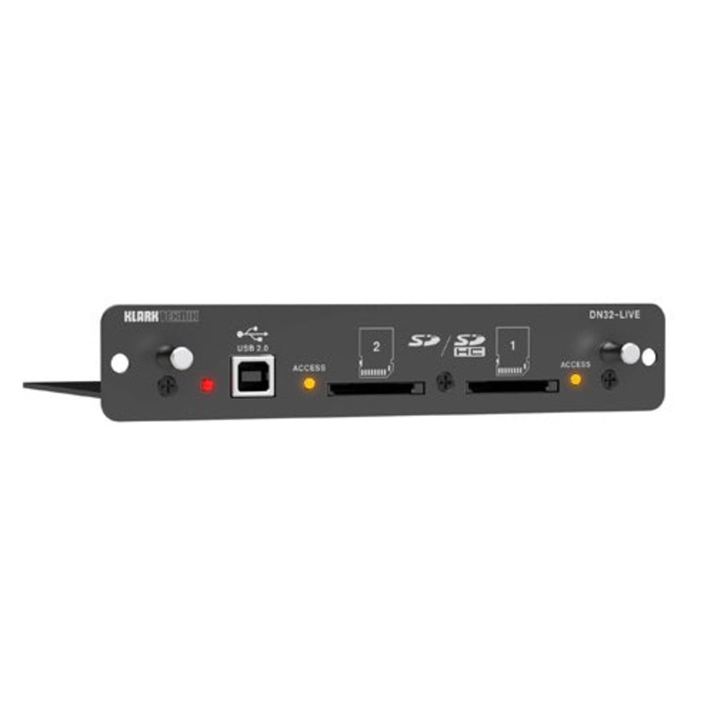 Klark Teknik DN32-LIVE SD/SDHC and USB 2.0 Expansion Module