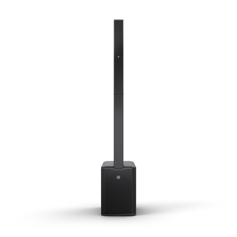 LD Systems MAUI 28 G3 MIX Compact Cardioid Column PA System with Digital Mixer (Black)