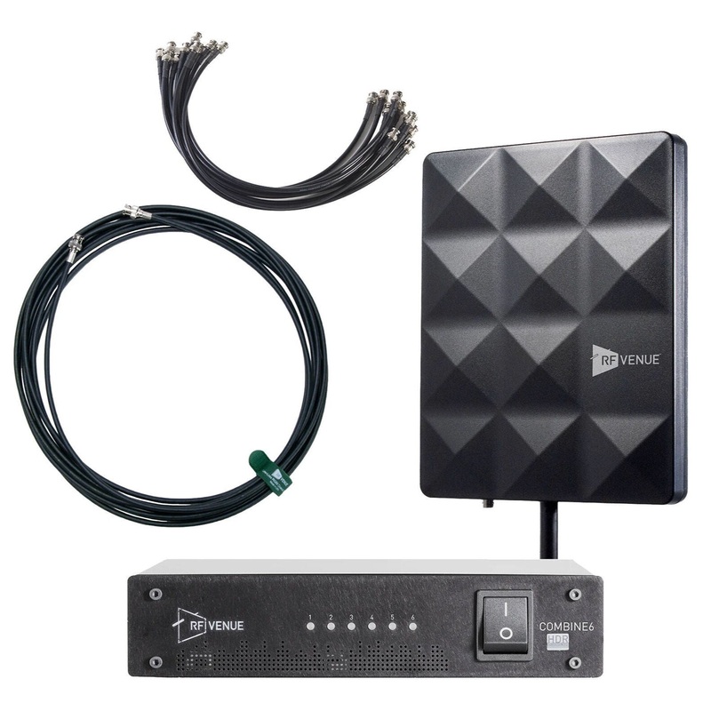 RF Venue COMB6CP-STAGE 6-Channel IEM Pack with COMBINE6 HDR and CP Stage Antenna