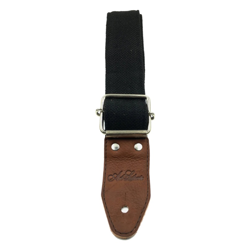 Art & Lutherie 045259  Outlaw Cotton Guitar Strap (Black)
