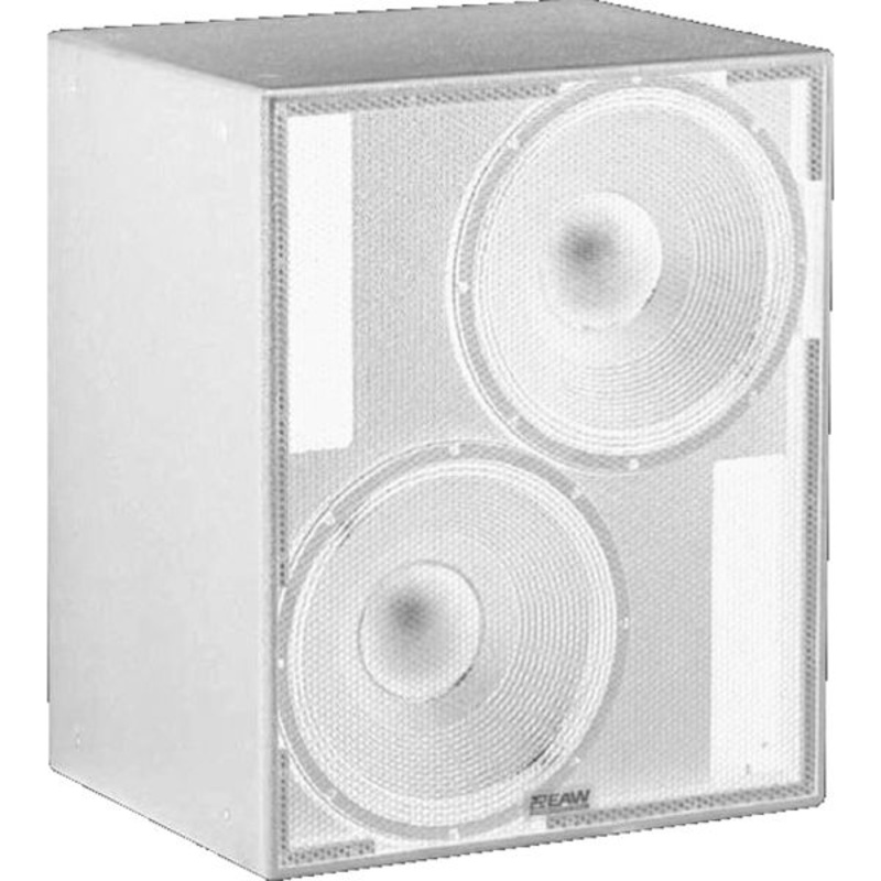 EAW SB250ZP 1050W Passive Installation Subwoofer (White) – 2×15″