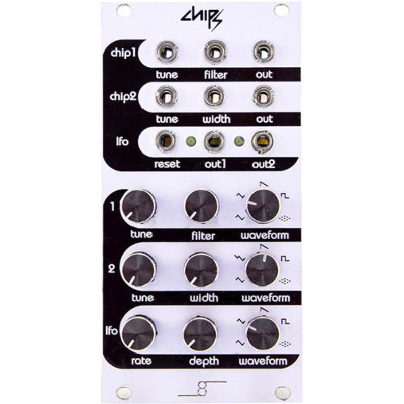 iConnectivity Cre8audio CHIPZ Dual VCO with LFO Eurorack Module (12 HP)