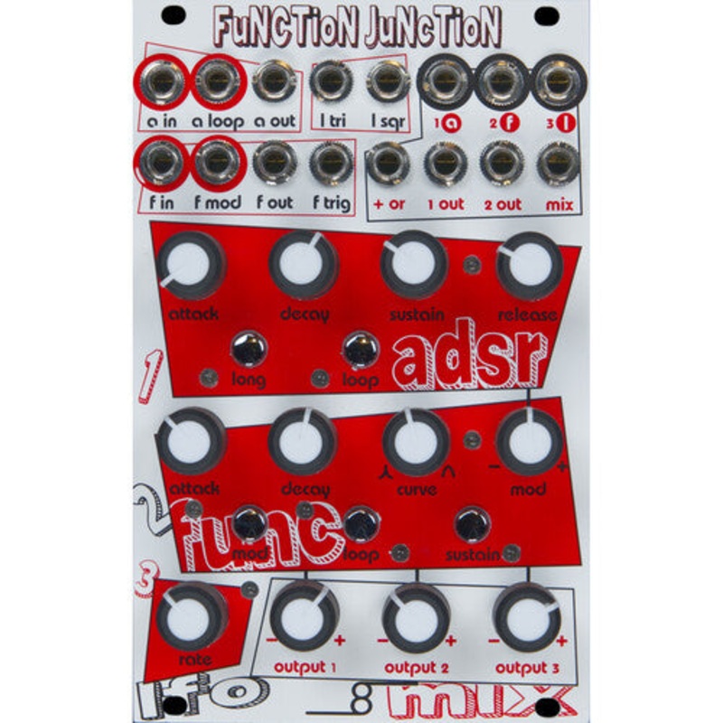 iConnectivity Cre8audio FUNCTION JUNCTION ADSR, Function Generator, LFO, and Mixer Eurorack Module (16 HP)
