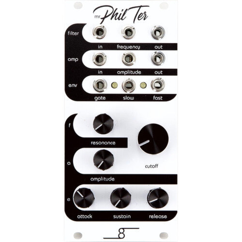 iConnectivity Cre8audio MR PHILTER VCA, Envelope Generator, and Ladder Filter Eurorack Module (12 HP)