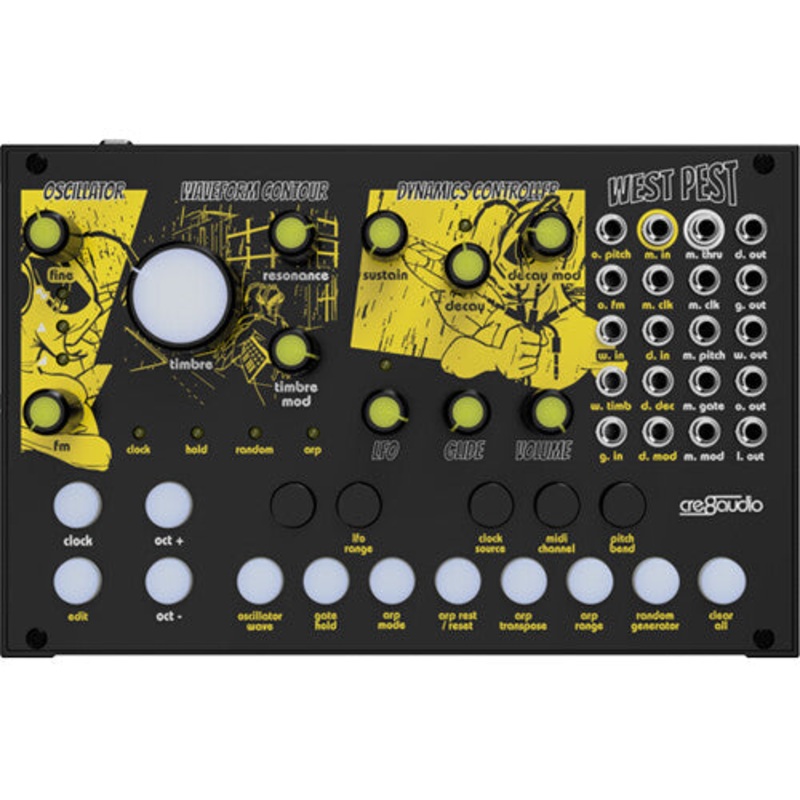 iConnectivity Cre8audio WEST PEST Analog West-Coast-Style Semimodular Synthesizer