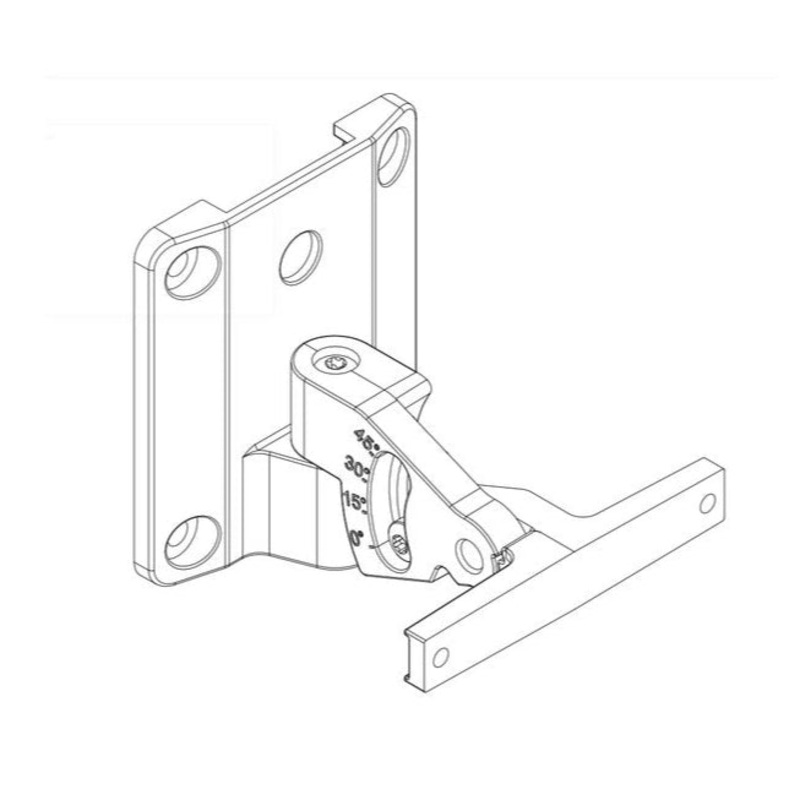 FBT WM-45 Directional Wall Mount For Canto 5/Keiron 5/Keiron 4 (Black)