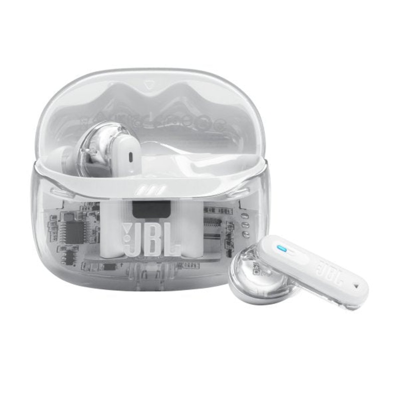 JBL TUNE BEAM 2 True Wireless Noise Cancelling Earbuds (Ghost White)