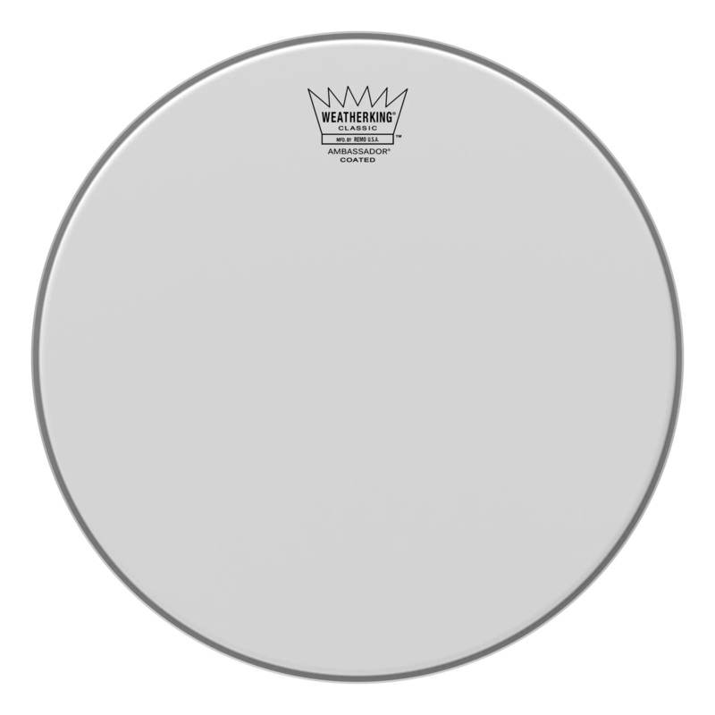Remo CL-0118-BA Ambassador Classic Fit Coated Drumhead – 18″