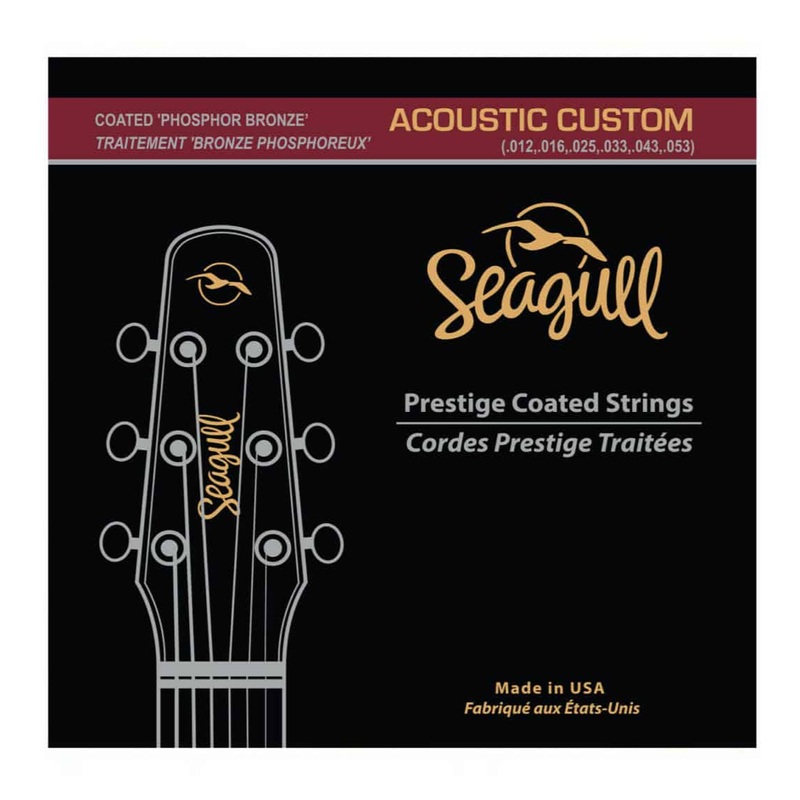 Seagull 051427 Phosphor Bronze Coated Acoustic Guitar Strings – .012 – .016