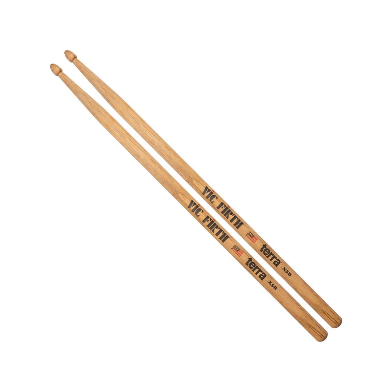 Vic Firth X5BT American Classic Terra Series Drumsticks With Wood Tip – 5B