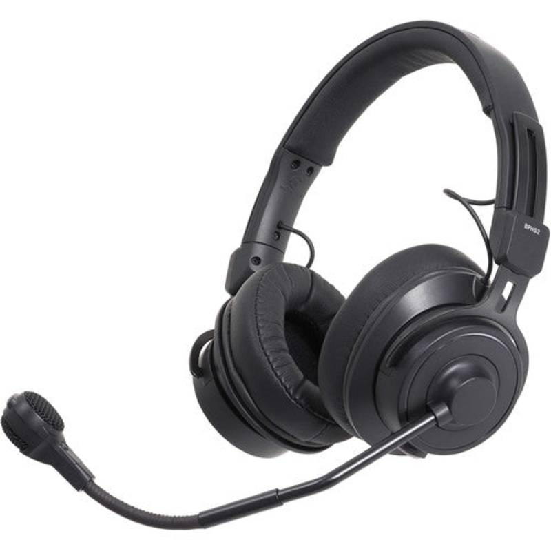 Audio-Technica BPHS2A-UT Stereo Broadcast Headset with Hypercardioid Dynamic Boom Microphone