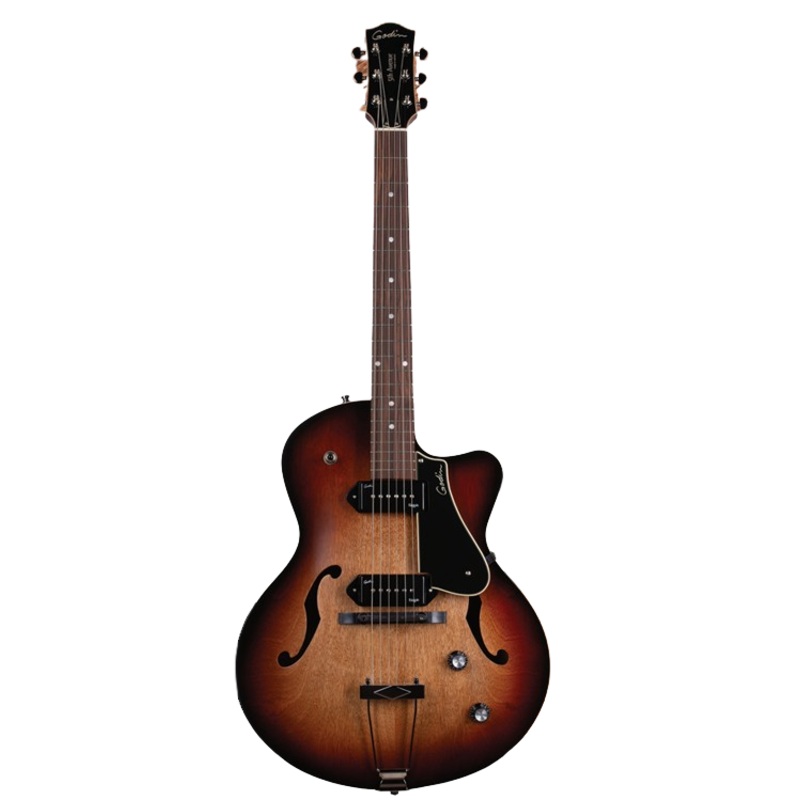 Godin Guitars 5TH AVENUE KINGPIN II Semi Hollow Electric Guitar (Vintage Burst)