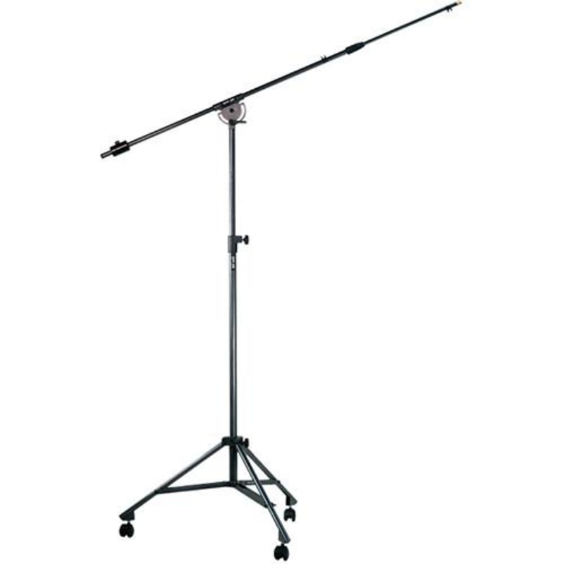 Quiklok A50BK-AM Tripod Studio Boom Stand with Casters