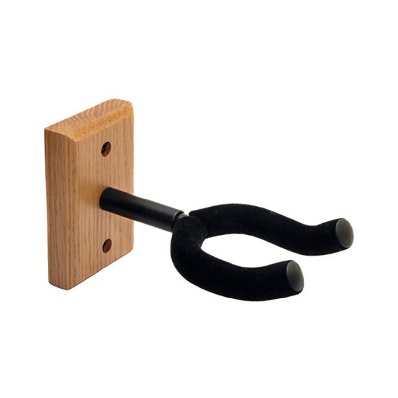 QuikLok GSW001 Guitar Wall Hangar with Wood Base