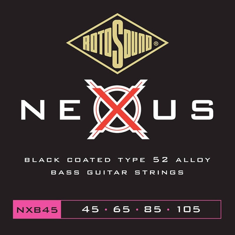 Rotosound NXB45 Nexus Coated Bass Strings – 45-105