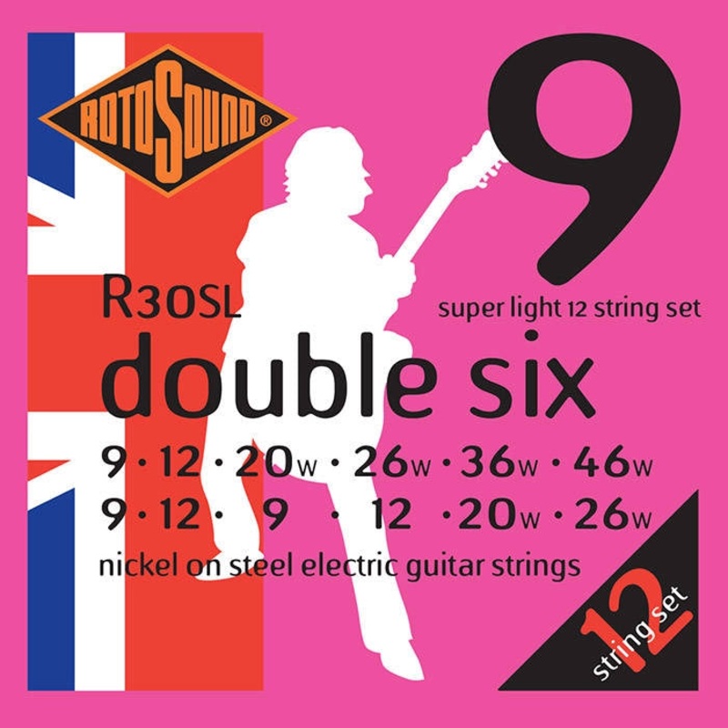 Rotosound R30SL Nickel Electric Guitar Strings – 9-46