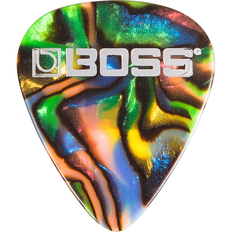 Boss BPK-72-AH Heavy Celluloid Guitar Picks (Abalone, 72-Pack)