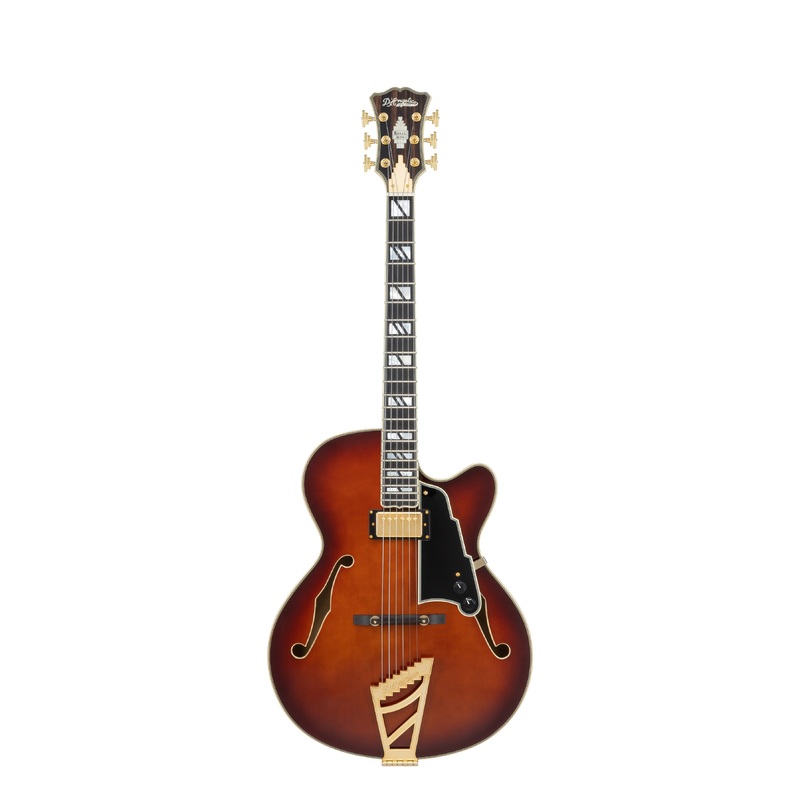D’Angelico EXCEL 16 Archtop Hollow Body Electric Guitar (Amaretto Burst)